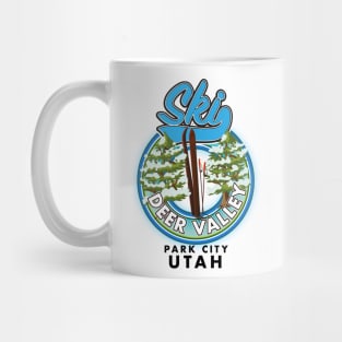 Deer Valley Park City Utah Ski logo Mug